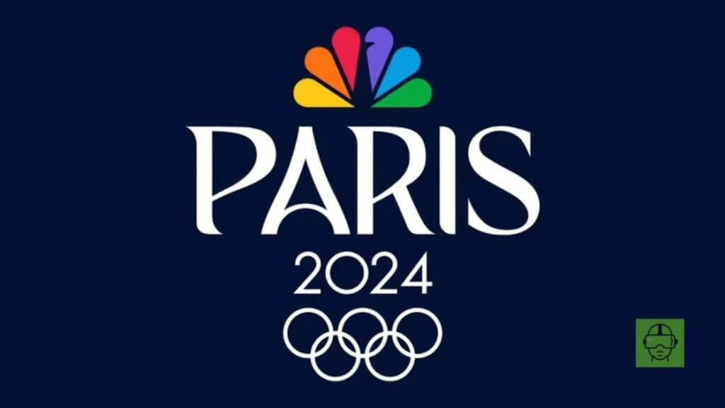 a logo with a colorful design of paris olympics