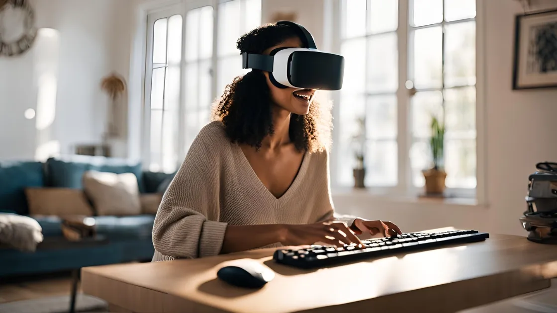 Vr headset with keyboard and mouse discount