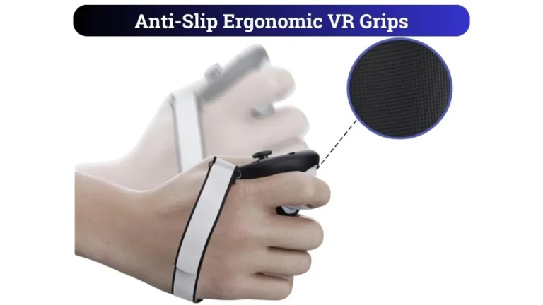 a hand holding a vr game controller