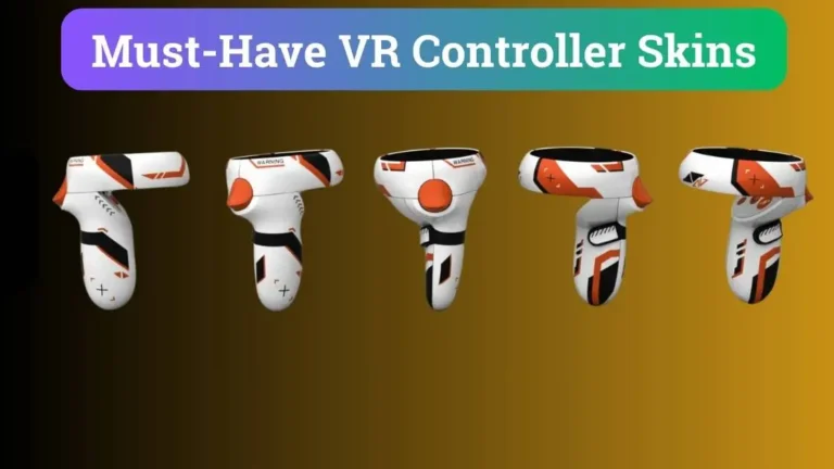 a group of custom VR controller skins