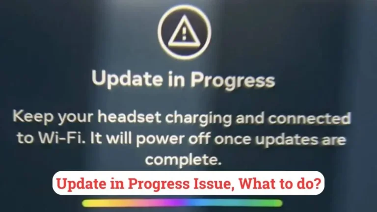 a screen shot of a VR update screen update-in-progress-issue-vskel
