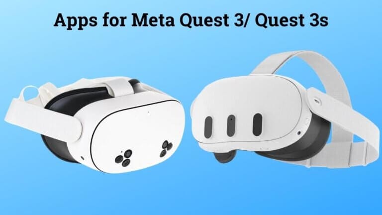 front view of meta quest 3 and 3s