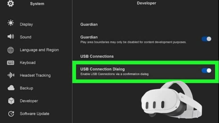USB Debugging Doesn’t Show Up on Meta Quest 3