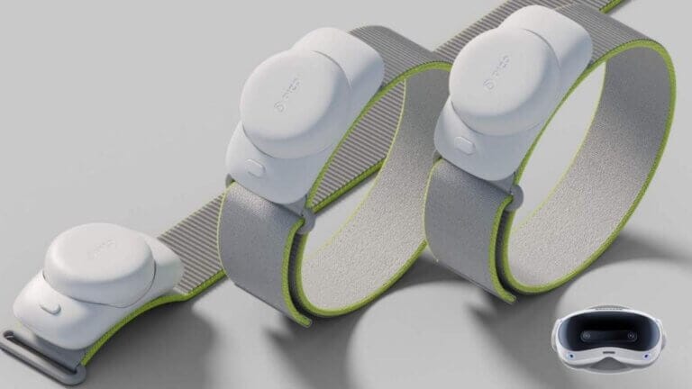 pico motion tracker image with pico vr headset vskel